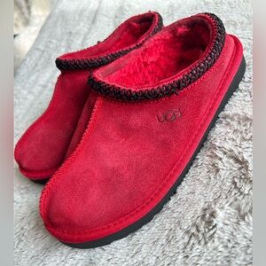 UGG Tasman II Red Slippers Size 4